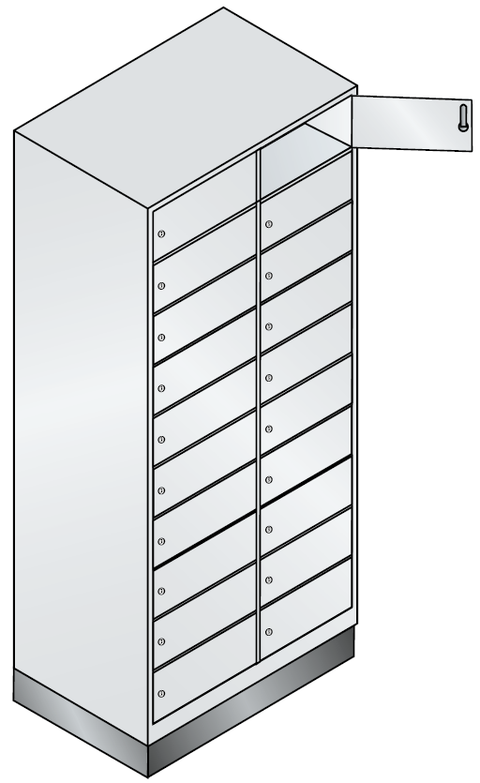 Evolo 20 PC - Computer Safe - Key Lock