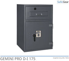 Gemini Pro D-I 250 Deposit Safe (294 L) - Burglary Test D-I - Key Lock