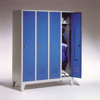 Changing room S2000 with 4 compartments (8010-40) - padlock