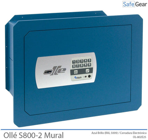 Caja Fuerte - Ollé S802 Mural (25cm) - Cierre Electrónico