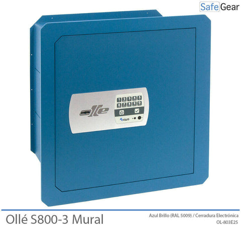 Caja Fuerte - Ollé S803 Mural (25cm) - Cierre Electrónico