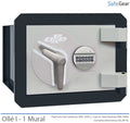 Caja Fuerte - Ollé I Mural - Certificación Grado I - 1 - Cierre Electrónico
