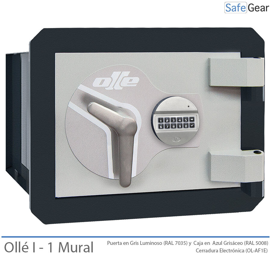 Caja Fuerte - Ollé I Mural - Certificación Grado I - 1 - Cierre Electrónico