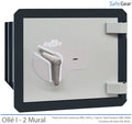 Caja Fuerte - Ollé I Mural - Certificación Grado I - 2 - Cerradura Llave