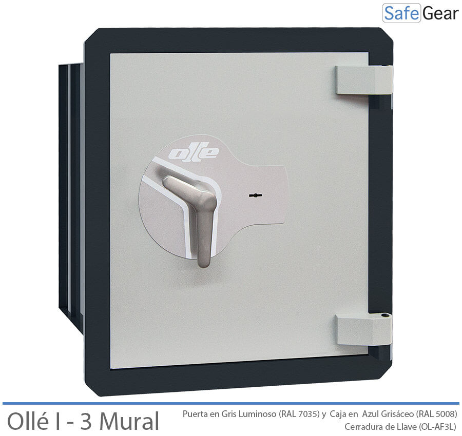 Caja Fuerte - Ollé I Mural - Certificación Grado I - 3 - Cerradura Llave