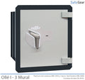 Caja Fuerte - Ollé I Mural - Certificación Grado I - 3 - Cerradura Llave