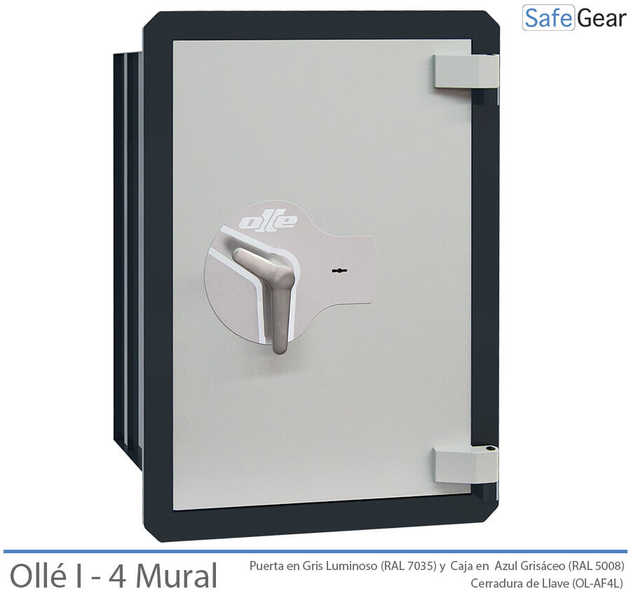 Caja Fuerte - Ollé I Mural - Certificación Grado I - 4 - Cerradura Llave