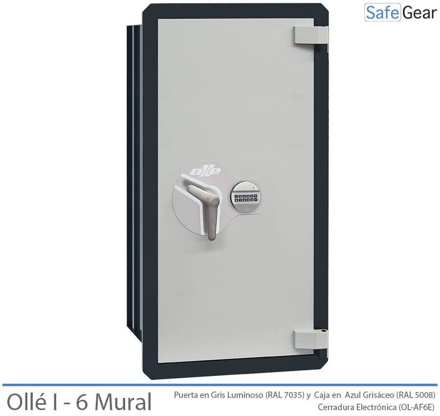Caja Fuerte - Ollé I Mural - Certificación Grado I - 6 - Cierre Electrónico