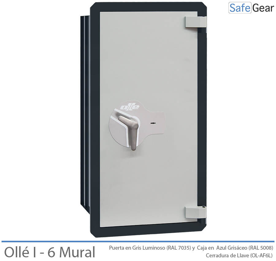 Caja Fuerte - Ollé I Mural - 6 - Cerradura Llave - con Buzón