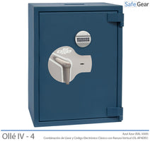 Ollé Series 4 Deposit - Burglary Test Grade 4 - size 4 - Code Lock and Key Lock