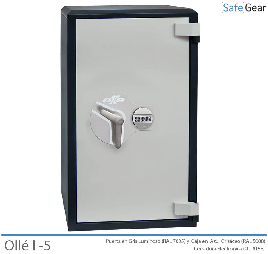 Ollé I-5 Grade 1 safe with code lock, door closed