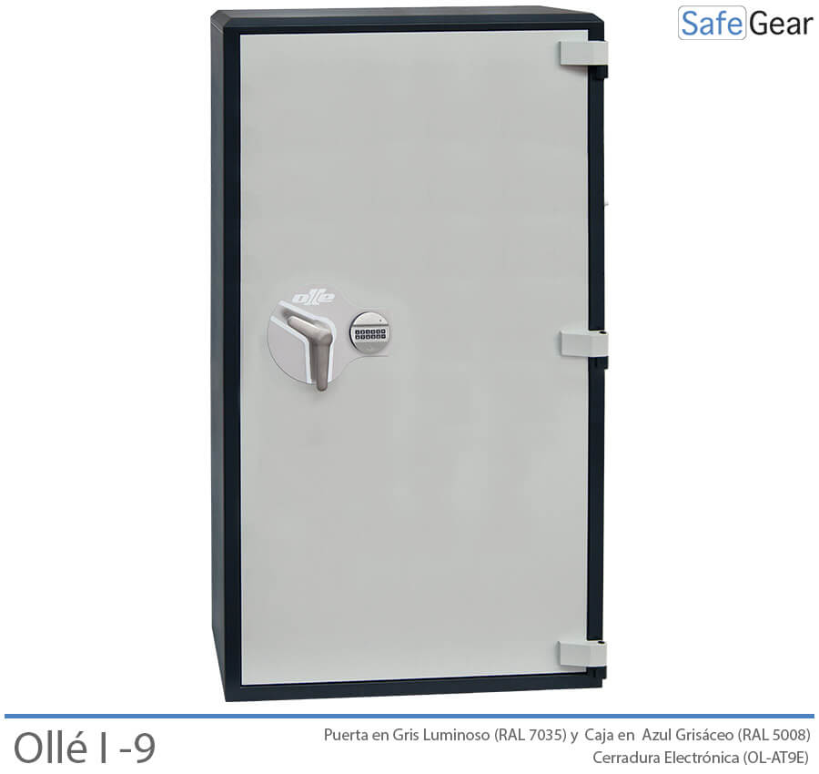 Ollé I-9 Grade 1 safe with code lock, door closed