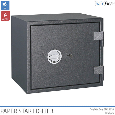 Paper Star Light 3 Fire Safe - 5 Binders - Burglary Test Grade S2 / Fire Test 30 min