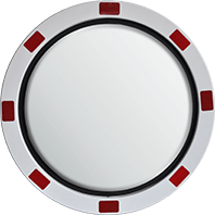 Traffic Mirror - Stainless Steel - Round - 80 cm