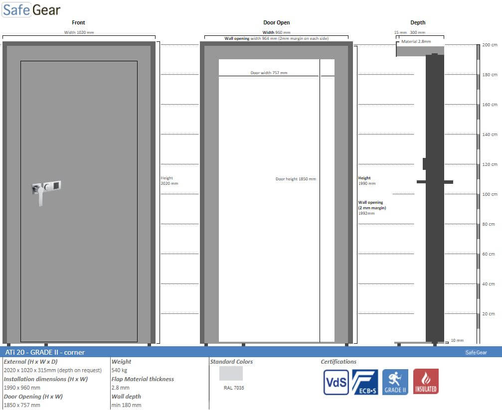 Vault Door - ATi2-20 - Grade 2