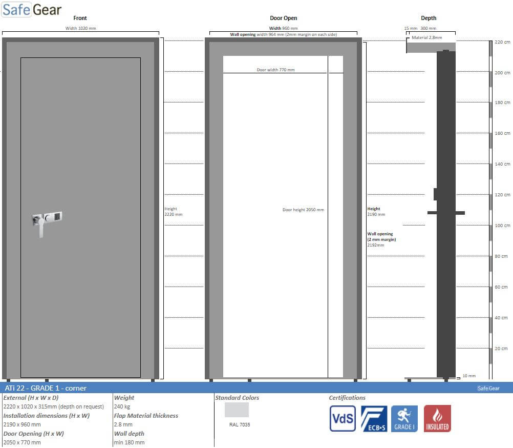 Vault Door - ATi1-22 - Grade 1