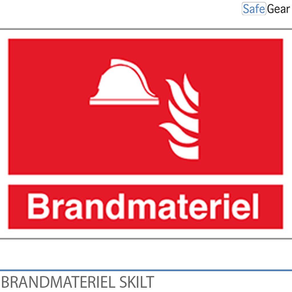 Fire equipment - sign - 210 x 297mm - Self-adhesive Vinyl