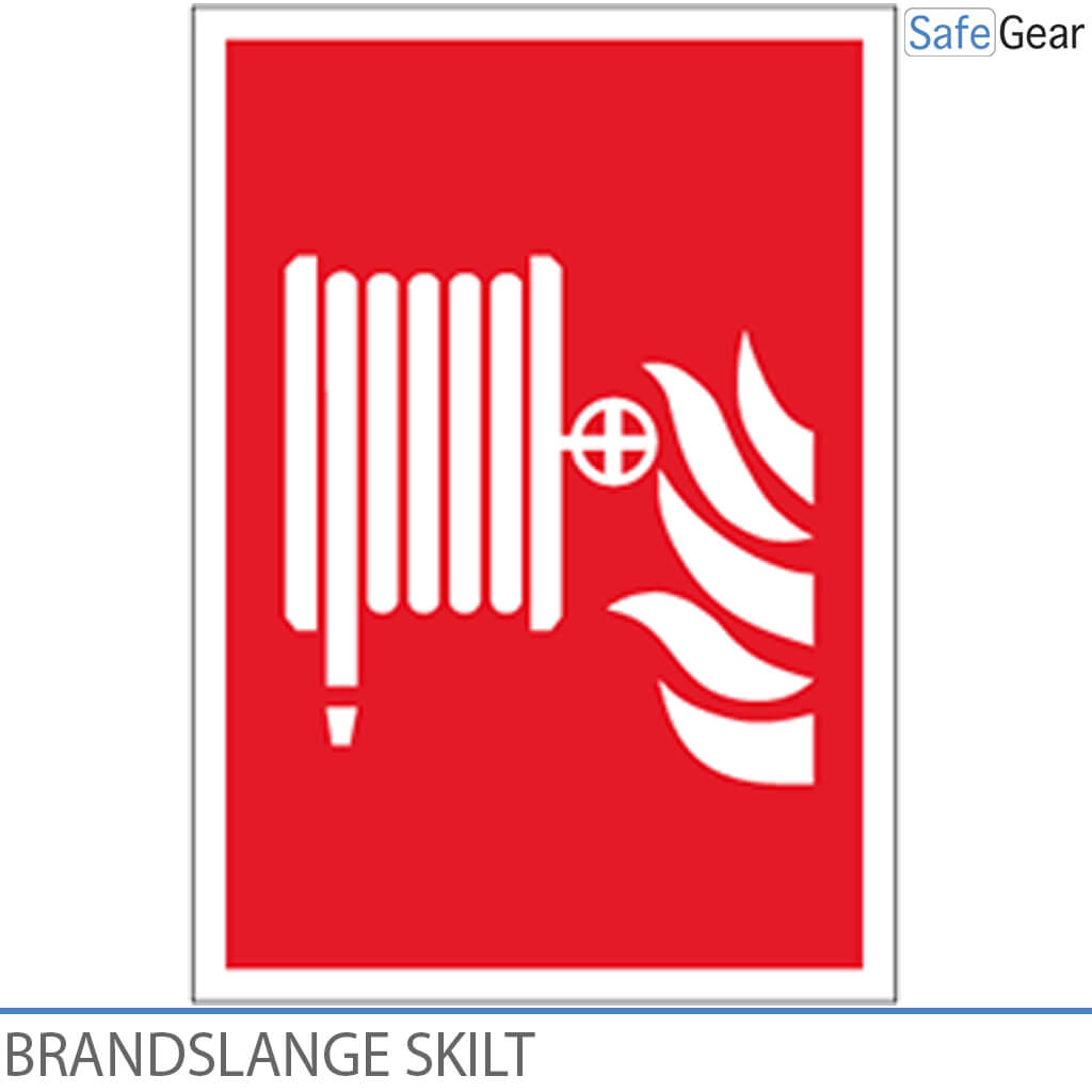 Fire hose Sign - 297 x 210mm - Plastic