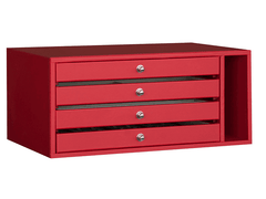 Brixia Uno organizer with 4 drawers for size 1