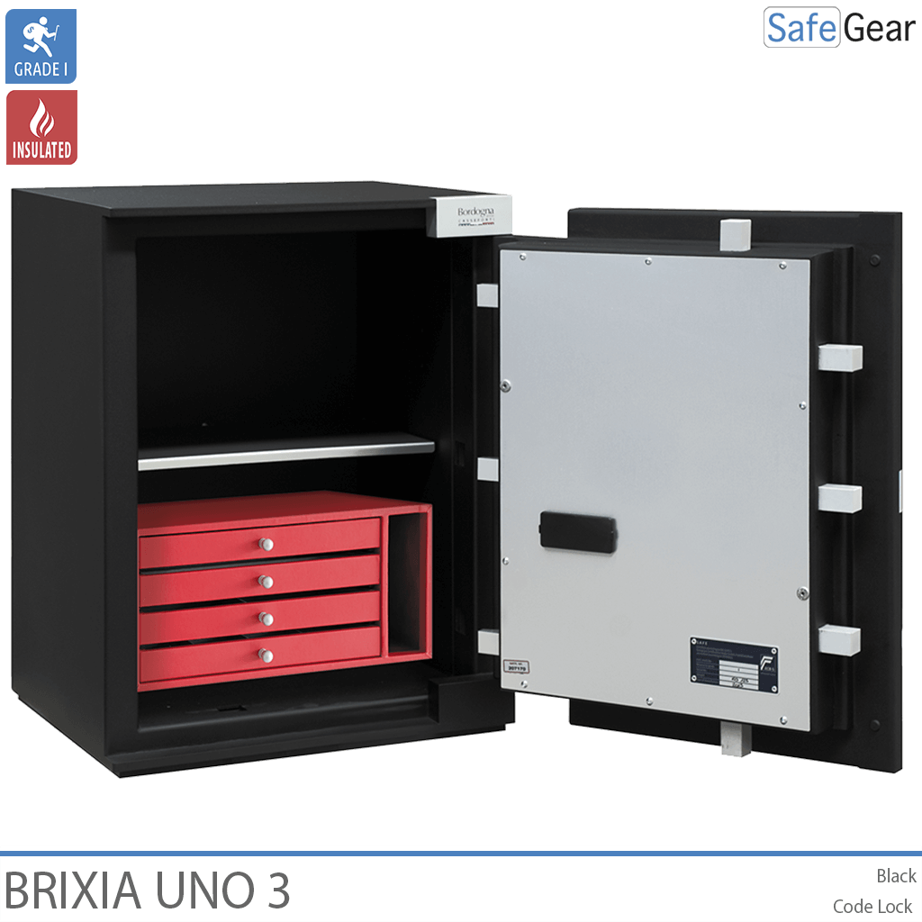 Brixia Uno 3 Tresor (66 L) – Einbruchschutz Klasse I – Codeschloss