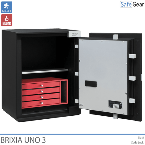 Brixia Uno 3 Safe (66 L) - Burglary Test Grade I - Code Lock