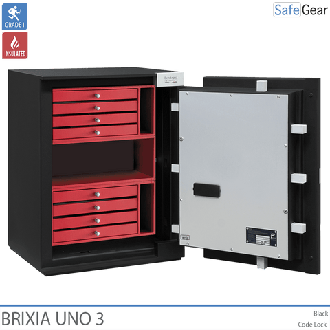 Brixia Uno 3 Safe (66 L) - Burglary Test Grade I - Code Lock