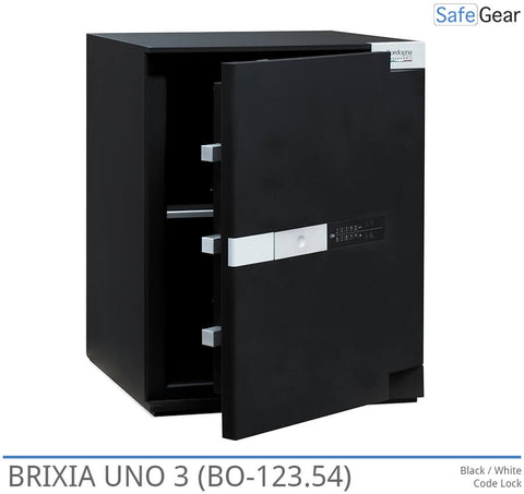 Caja Fuerte - Brixia Uno 3 - Apertura Izq - Grado 1 -  Cierre Electrónico - En Negro