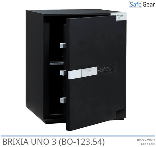 Caja Fuerte - Brixia Uno 3 - Apertura Izq - Grado 1 -  Cierre Electrónico - En Negro