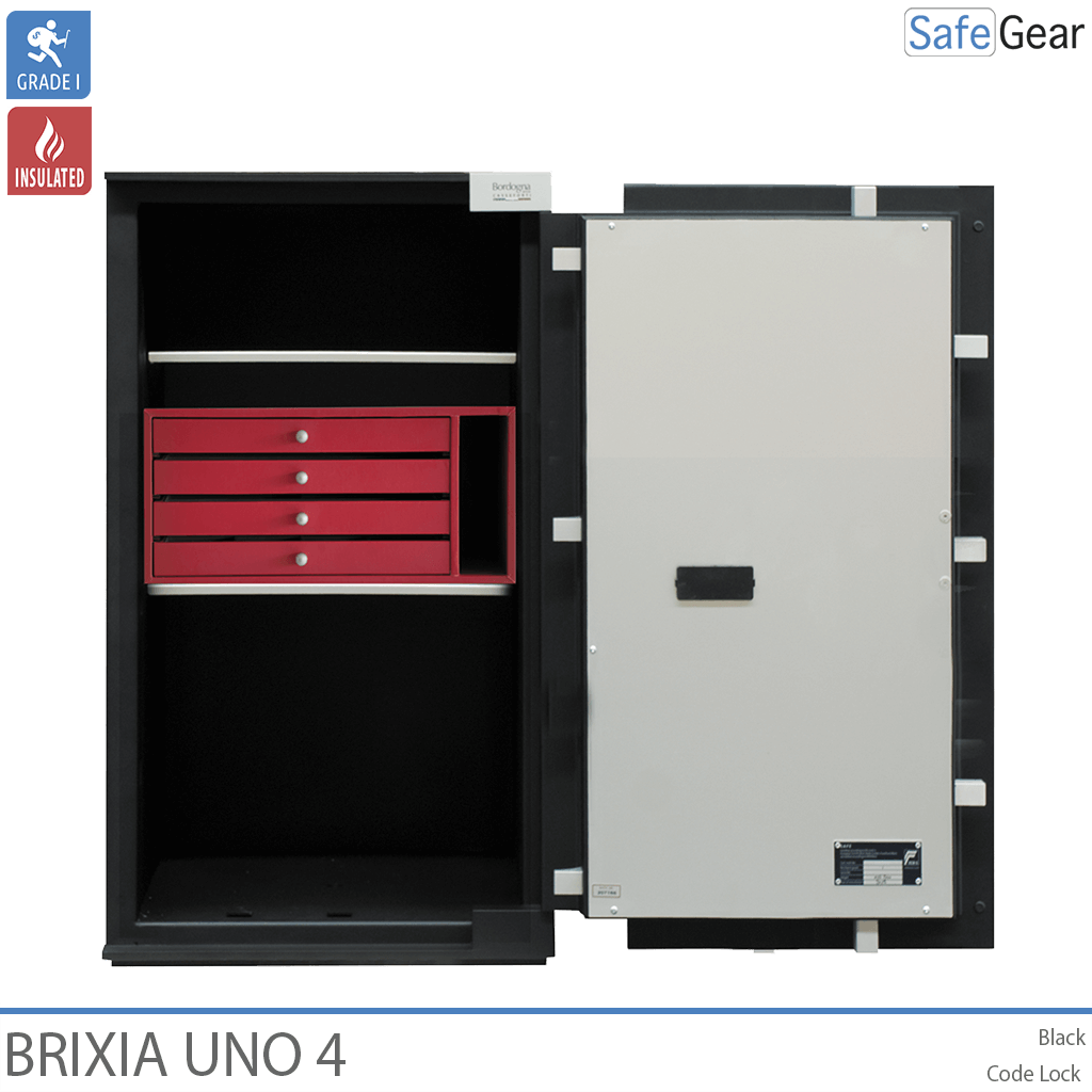 Brixia Uno 4 Pengeskab (88L) - Indbrudstest Grade I