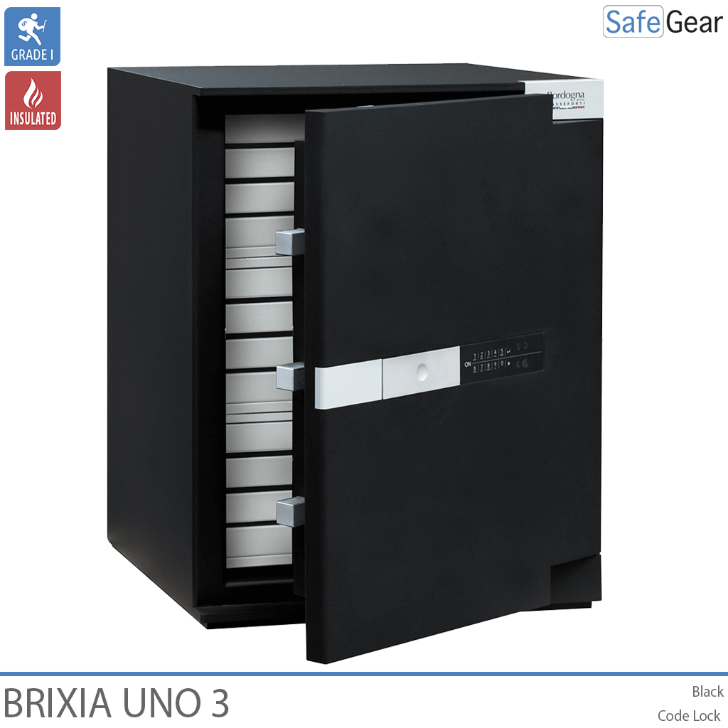Brixia Uno 3 Tresor (66 L) – Einbruchschutz Klasse I – Codeschloss