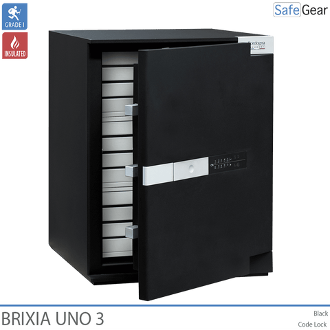 Brixia Uno 3 Safe (66 L) - Burglary Test Grade I - Code Lock