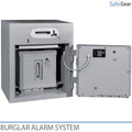 burglar alarm system deposit safe
