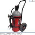 CO2 Slukker 10 kg - Vogn