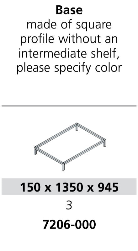 Leg stand for drawing cabinet A0