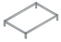 Leg stand for drawing cabinet A0