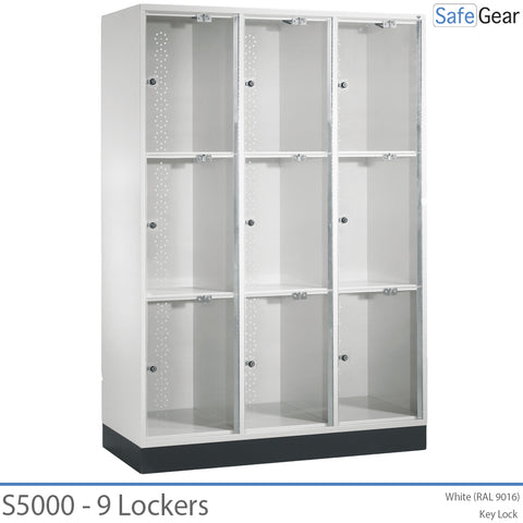 Series Intro - Bag cabinet - 9 compartments with acrylic doors