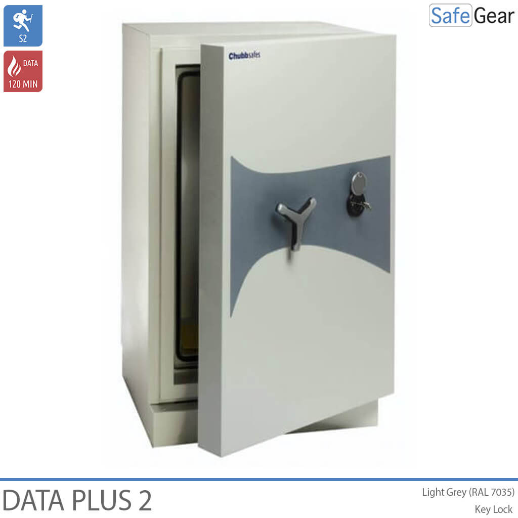 DataPlus 2 Fireproof Data Safe (336 LTO) - Burglary Protection Grade S2 / Fire Test 120 min - Code Lock