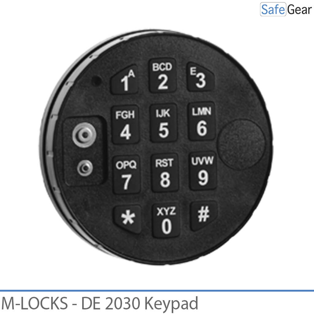 M-Locks DE 2010 / DE 2020 / DE 2030-Tastatur