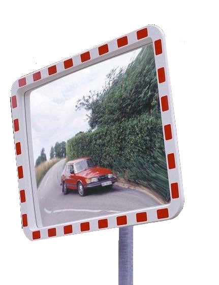 Rektangulær trafikspejl 40x60 cm