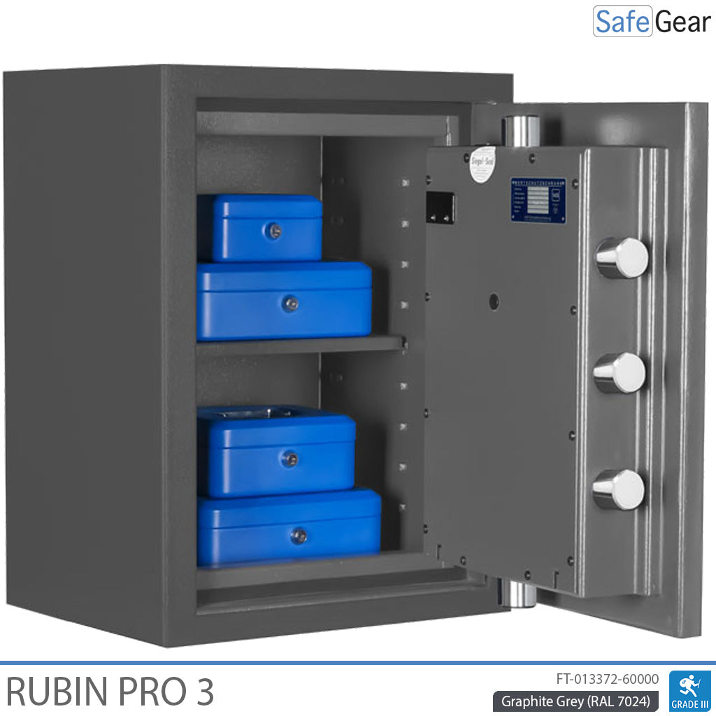 Rubin Pro 3 – Sicherheitstresor (42 Liter) – Einbruchprüfung Klasse 3