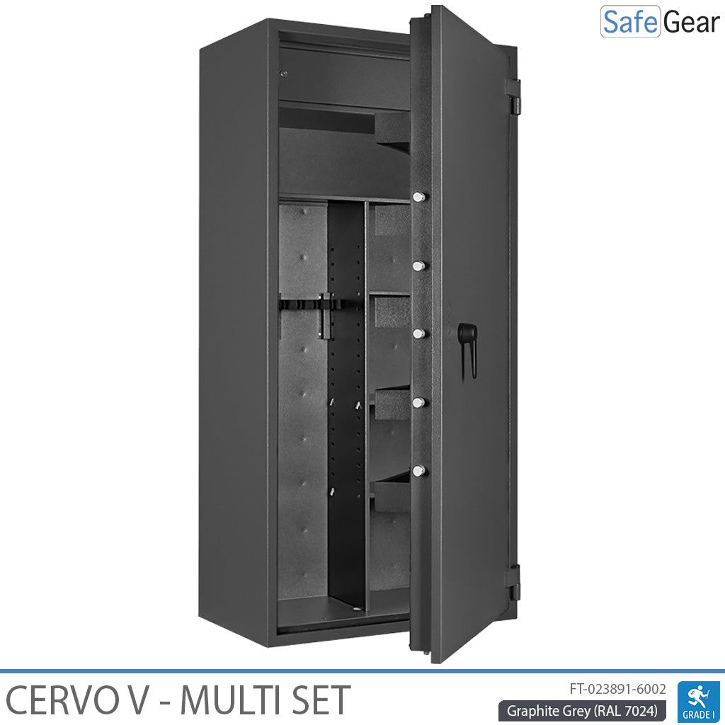 Cervo V Multi Set - Gun Cabinet - (14 Rifles) - Burglary Test Grade 1