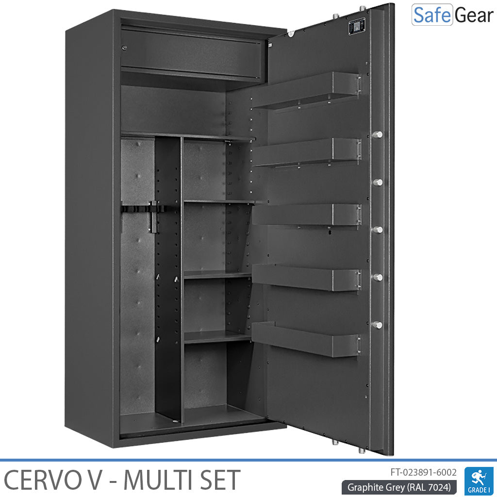 Cervo V Multi Set - Gun Cabinet - (14 Rifles) - Burglary Test Grade 1