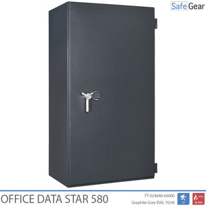 Office Data Star 580 Fireproof Data Safe - (1482 LTO Tapes) - Burglary Test Grade S2 / Fire Test 60 min