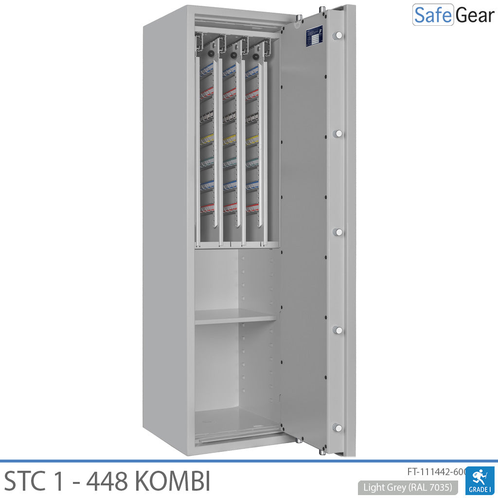 STC 1 - 448 Kombi – 448 Schlüssel (125 L) – Einbruchschutz Klasse I – Codeschloss