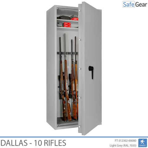 Dallas - Gun Safe (10 Rifles) - Burglary Test Grade 1