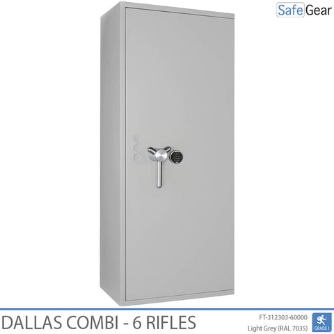 Dallas Combi - Gun Safe (6 Rifles) - Burglary Test Grade 1