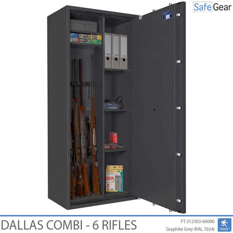 Dallas Combi - Gun Safe (6 Rifles) - Burglary Test Grade 1