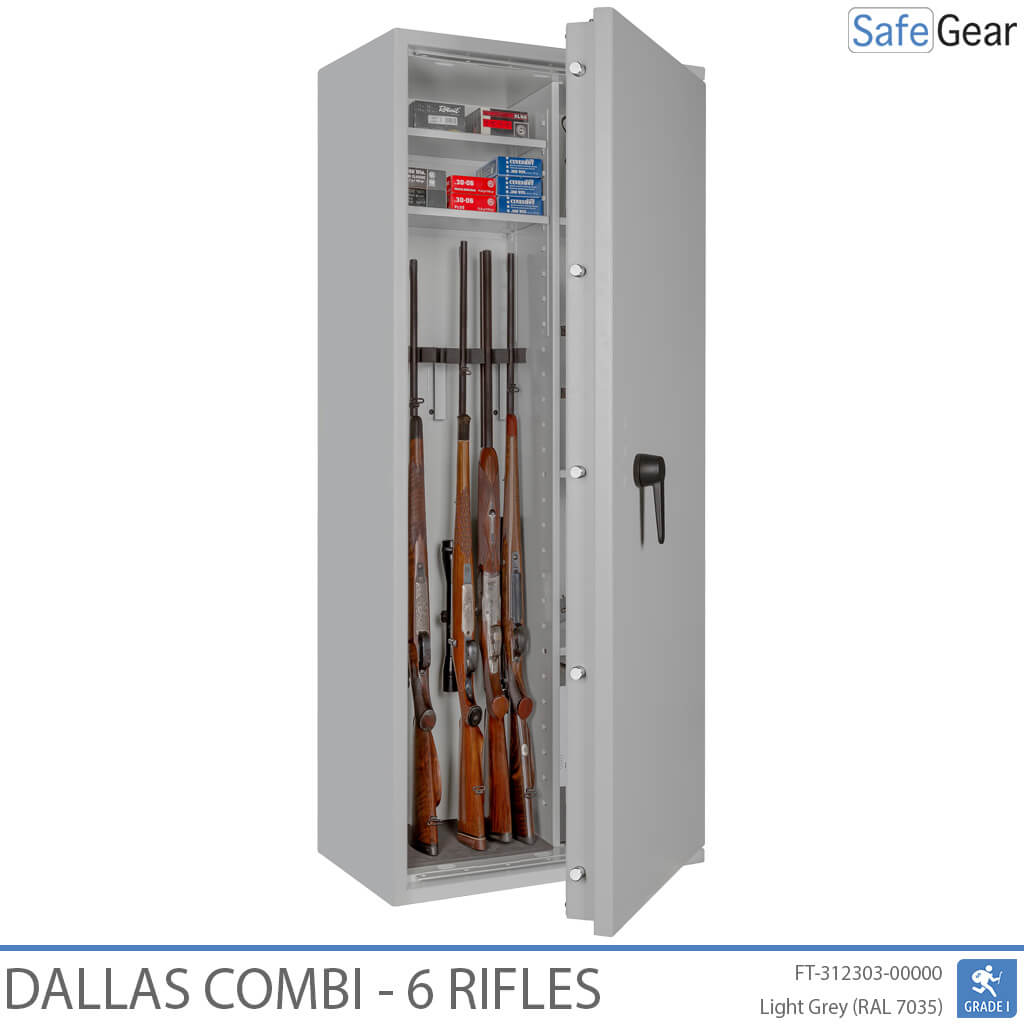 Dallas Combi - Gun Safe (6 Rifles) - Burglary Test Grade 1