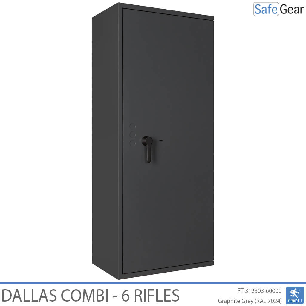 Dallas Combi - Gun Safe (6 Rifles) - Burglary Test Grade 1