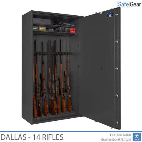 Dallas - Gun Safe (14 Rifles) - Burglary Test Grade 1